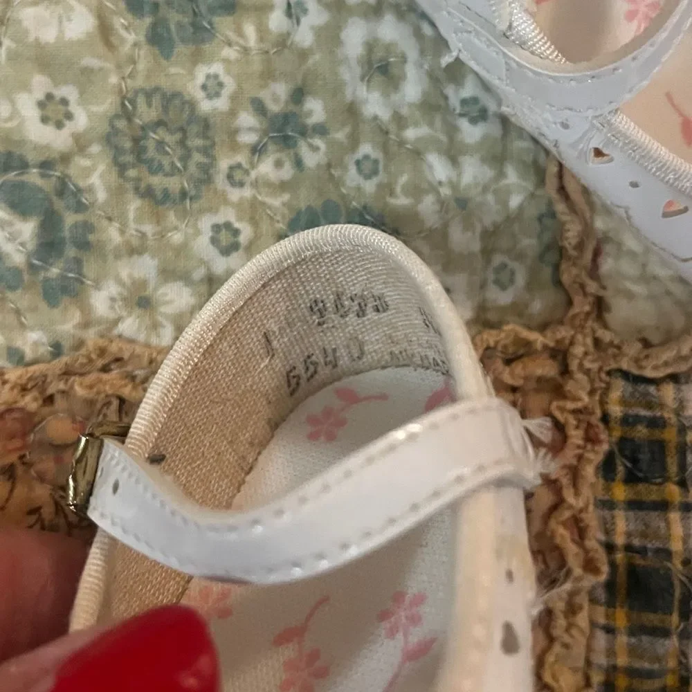 Baby white shoes